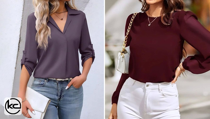 چطور شومیز مجلسی زنانه را با کیف و کفش هماهنگ کنیم