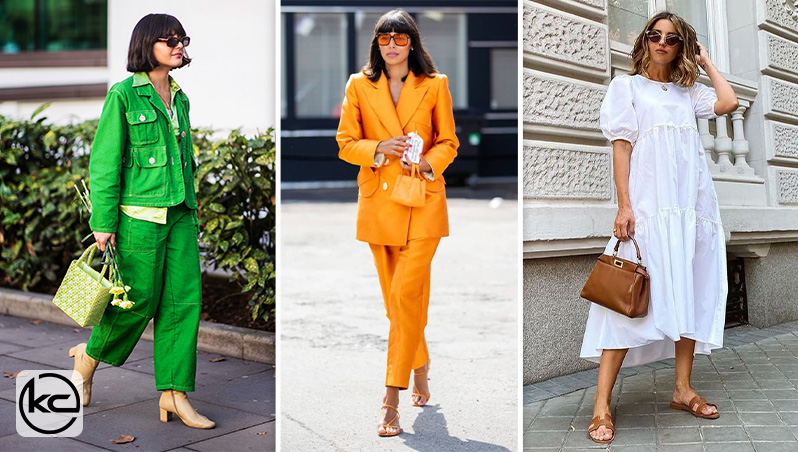 ۱۰ استایل مونوکروم تابستانی دخترانه که امسال همه دنبالش هستن