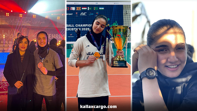 نازنین علیزاده پشت‌خط‌زن تیم ملی والیبال زنان