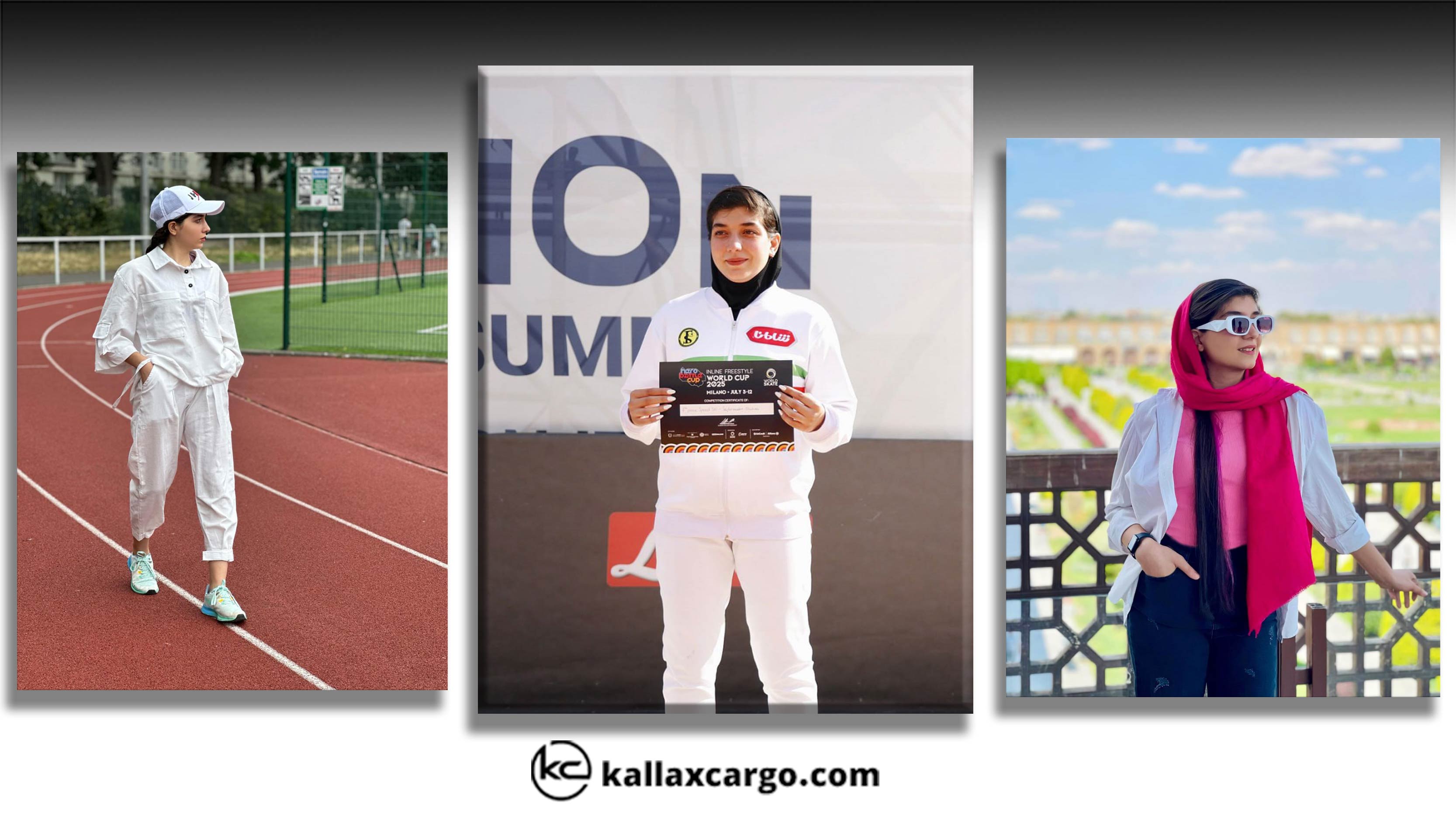 مهسا صفرزاده ملی‌پوش اسکیت سرعت بانوان