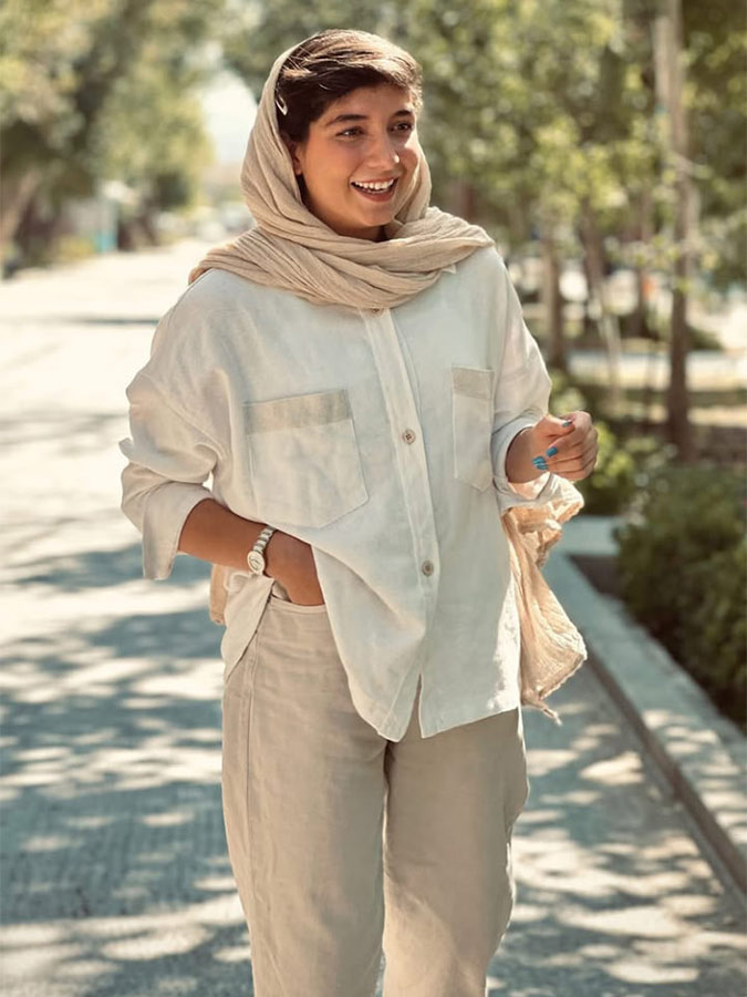 مهسا صفرزاده ملی‌پوش اسکیت سرعت بانوان