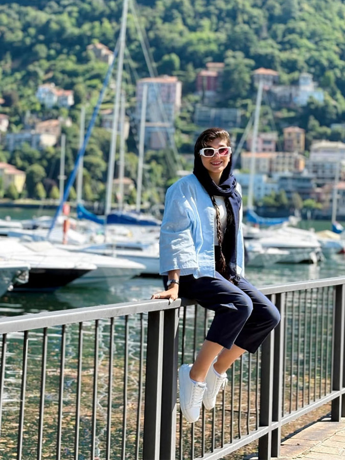 مهسا صفرزاده ملی‌پوش اسکیت سرعت بانوان