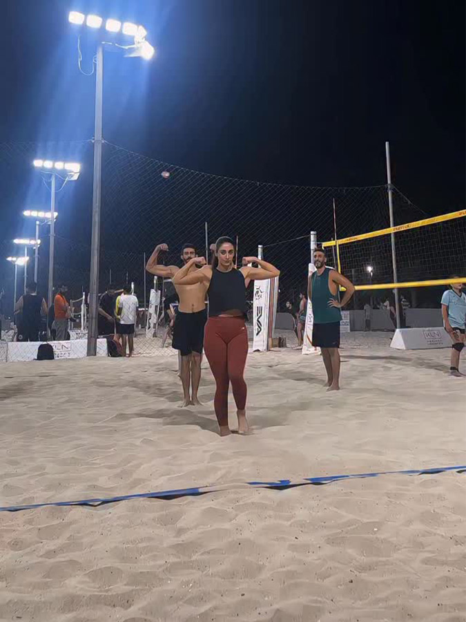 نگین بیگمی ورزشکار چندرشته‌ای والیبال و دوومیدانی