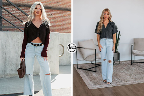 شلوار جین زاپدار