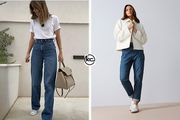 شلوار جین مام استایل