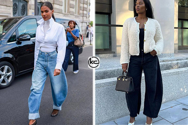 شلوار جین بشکه ای