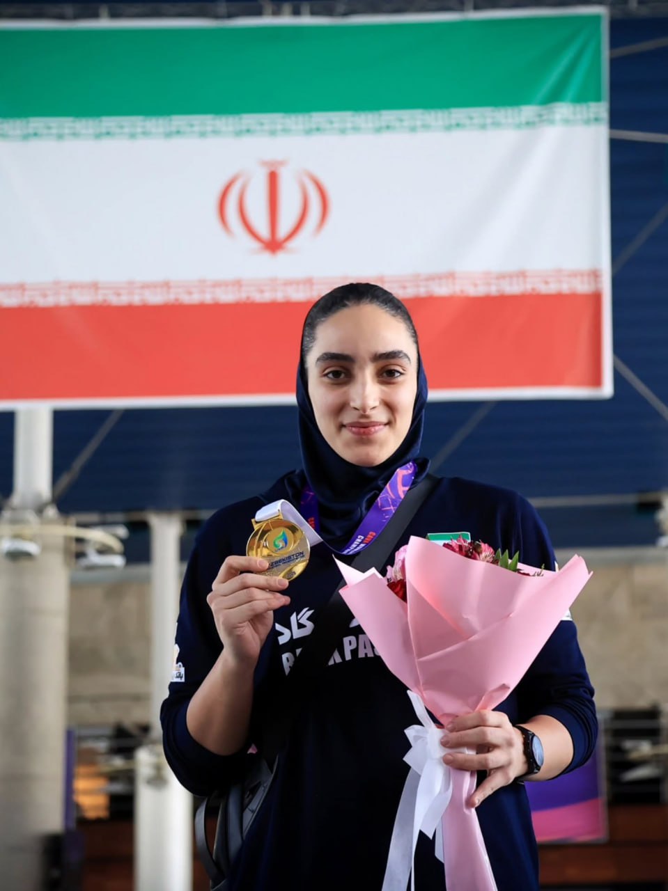 تصاویر پریا حاجتمند مدافع میانی تیم والیبال بانوان 7