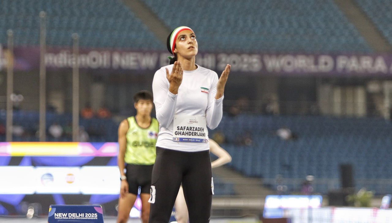 تصاویر هاجر صفرزاده قهرمان پارامپیک دو و میدانی 1