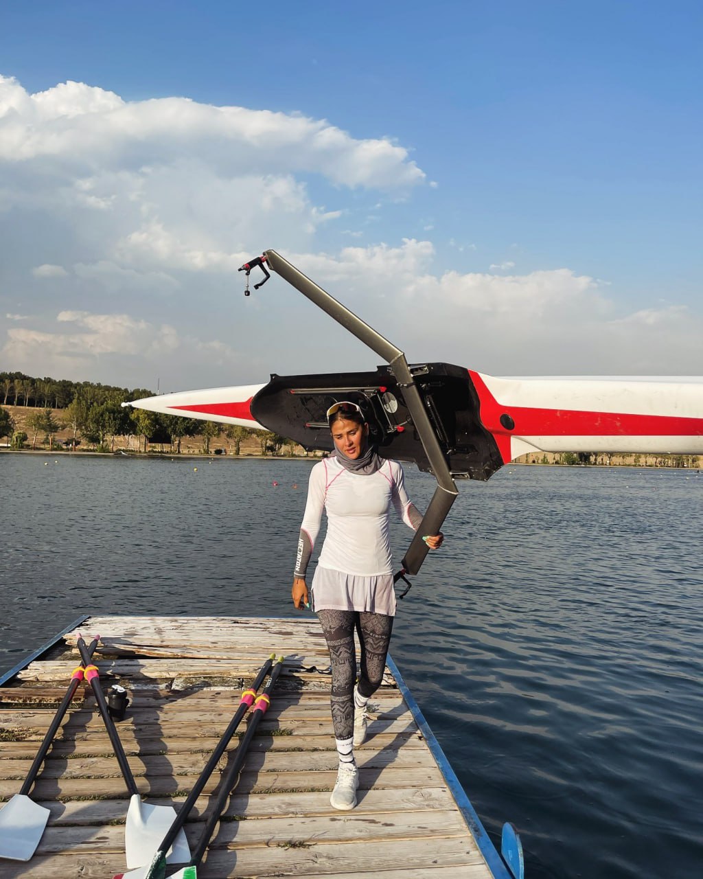 تصاویر مهسا جاور قهرمان روئینگ ایران 10