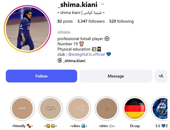 فعالیتهای اجتماعی و حضور در اینستاگرام