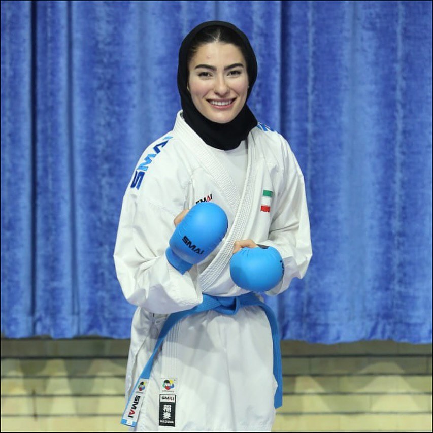 تصاویر آتوسا گلشادنژاد کاراته 1
