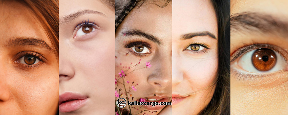 رنگ چشم قهوه ای