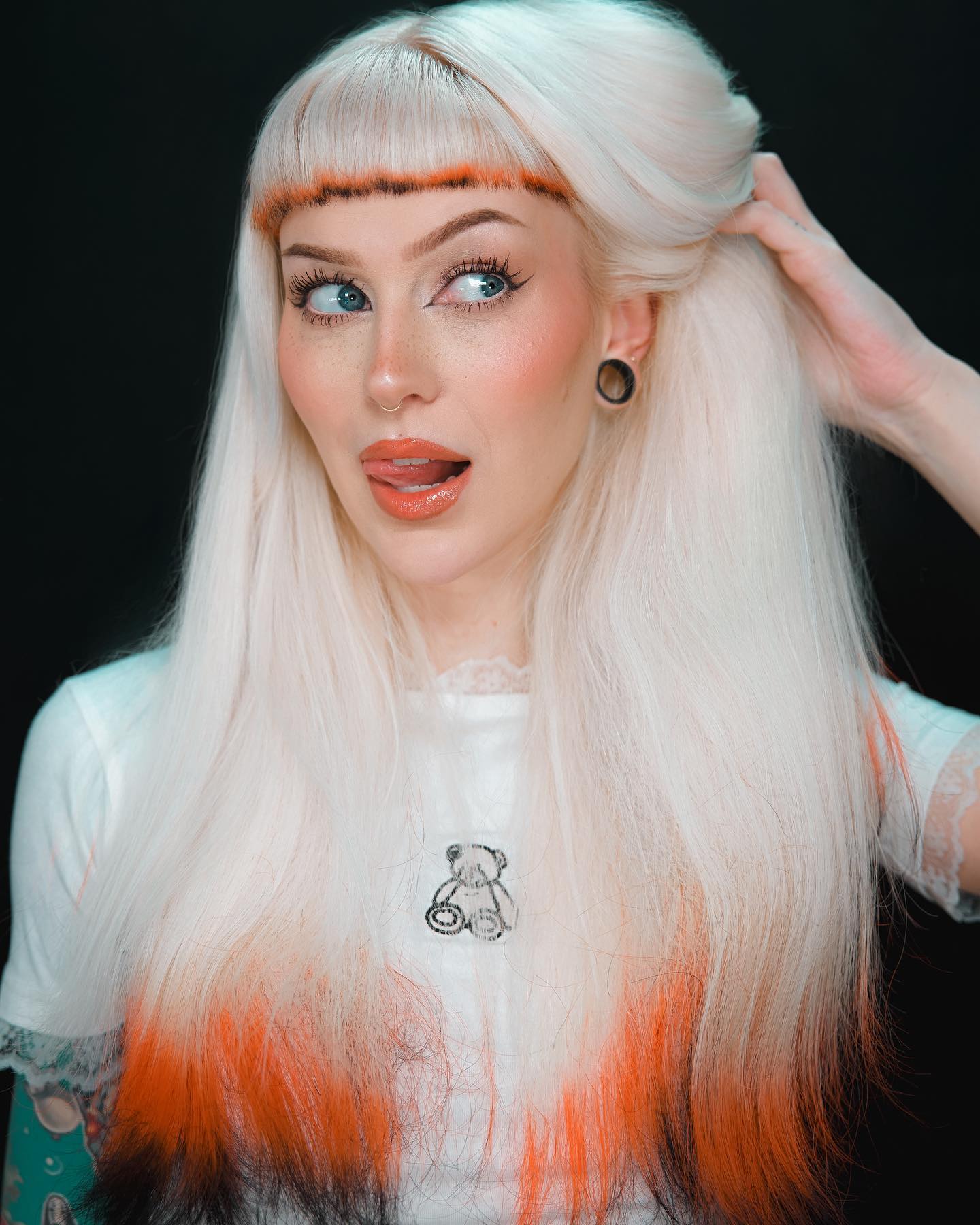 ایده های رنگ موی روباهی ترند امسال 7