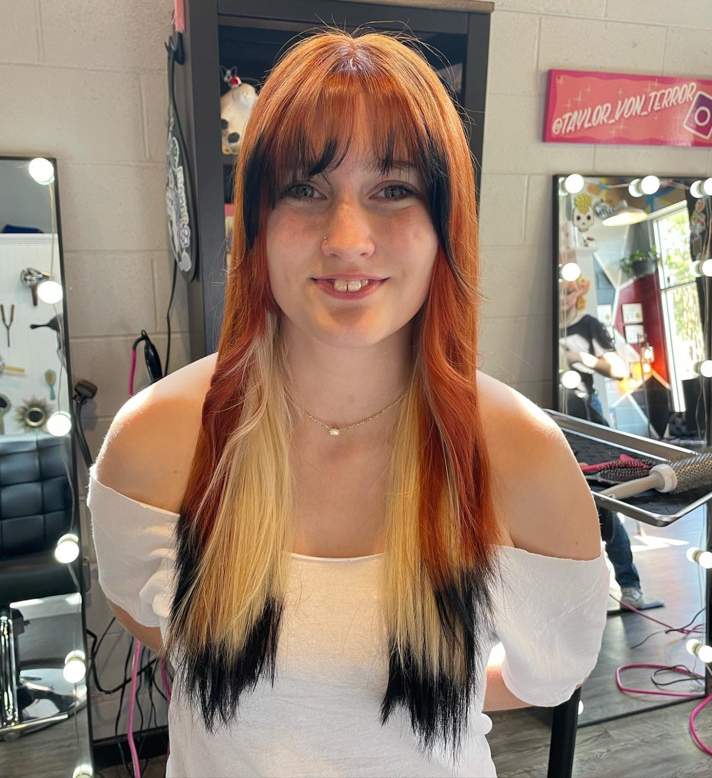 ایده های رنگ موی روباهی ترند امسال 6