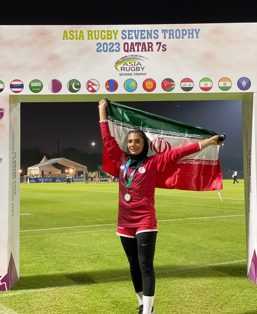 تصاویر مهدیه کریمی راگبی 10