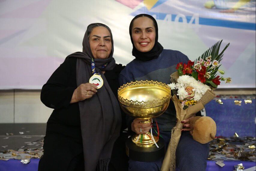 کسب مقام طلای ووشو توسط مائده هاشمی