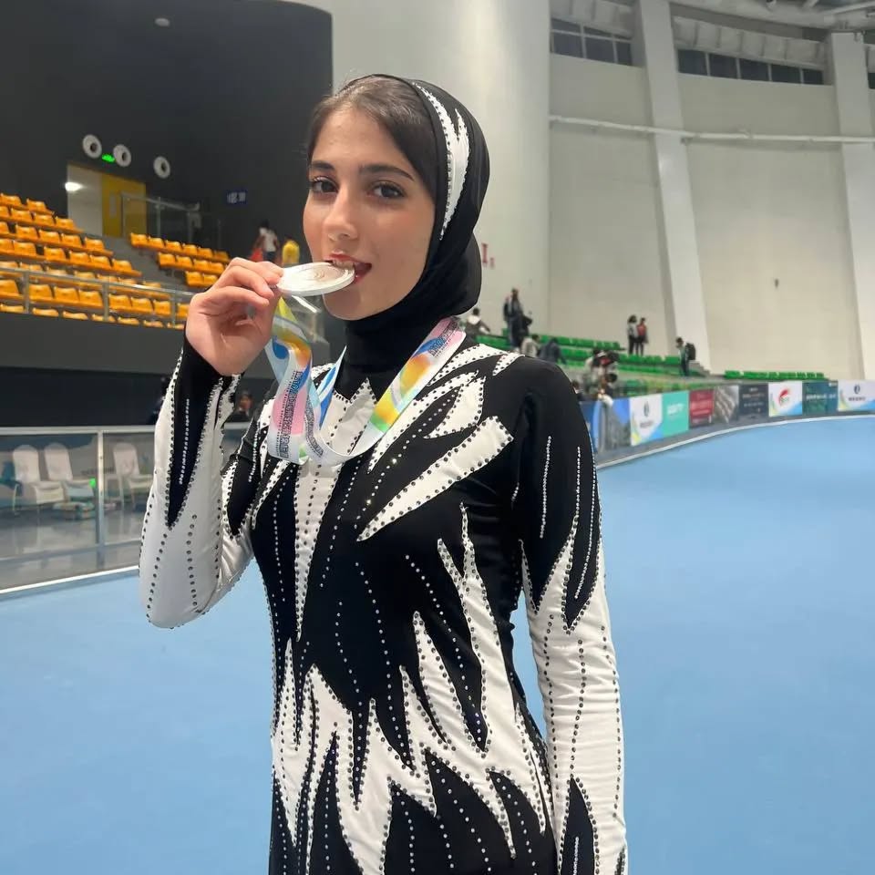 بیتا مرادخانی عضو تیم ملی اسکیت هنری ایران