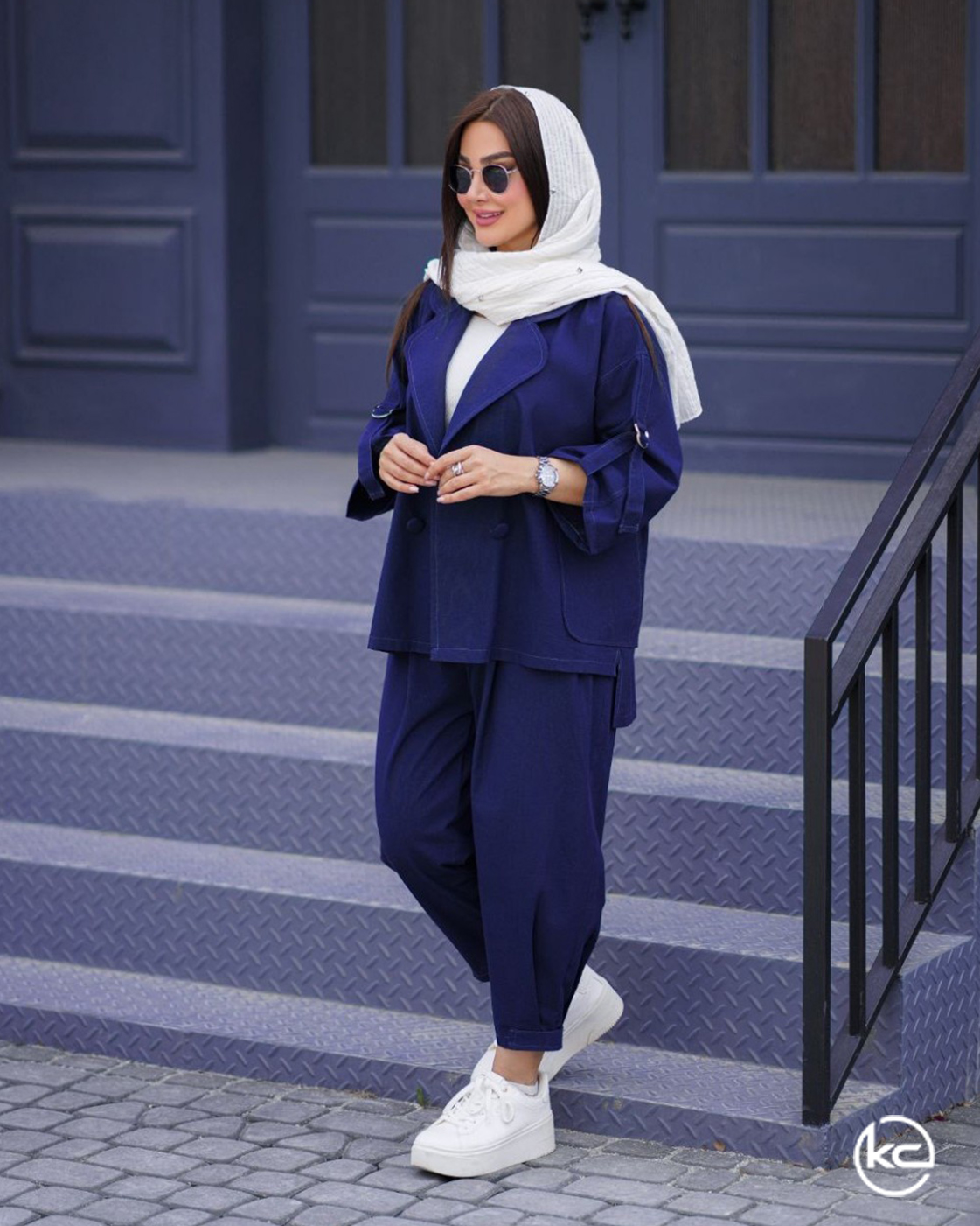 استایل بیرونی با شلوار سنبادی