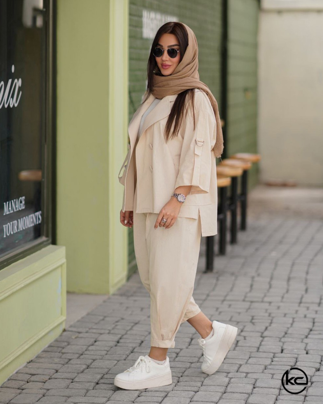 استابل بیرونی با شلوار سنبادی 29 