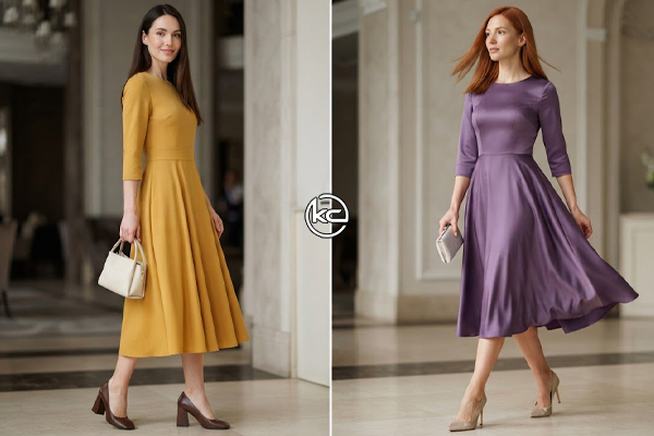 ۱۰. پیراهن Fit and Flare